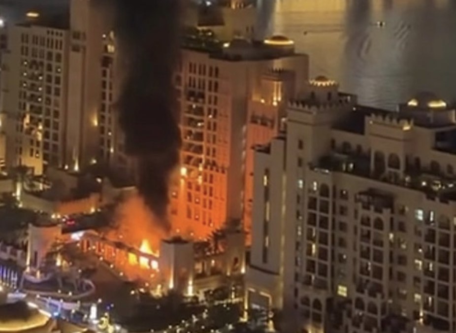 dubai hotel attacked iranian missile strikes damage dubais iconic hotels 1
